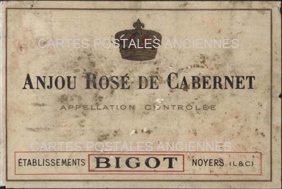 Cartes postales anciennes > CARTES POSTALES > carte postale ancienne > cartes-postales-ancienne.com Etiquette vin