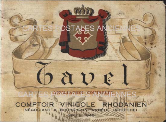 Cartes postales anciennes > CARTES POSTALES > carte postale ancienne > cartes-postales-ancienne.com Etiquette vin
