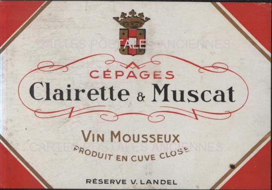 Cartes postales anciennes > CARTES POSTALES > carte postale ancienne > cartes-postales-ancienne.com Etiquette vin
