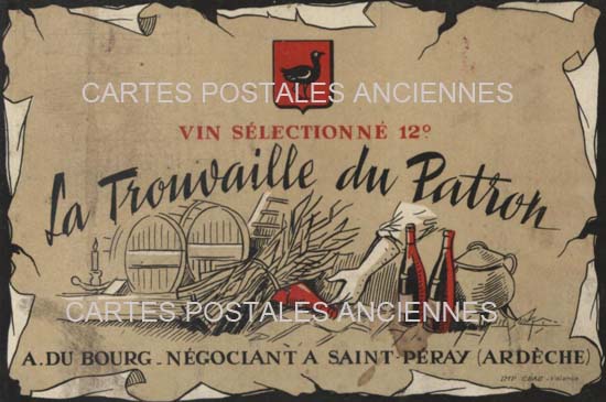 Cartes postales anciennes > CARTES POSTALES > carte postale ancienne > cartes-postales-ancienne.com Etiquette vin