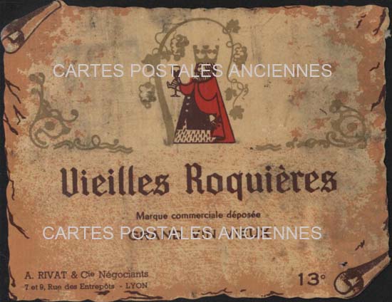 Cartes postales anciennes > CARTES POSTALES > carte postale ancienne > cartes-postales-ancienne.com Etiquette vin