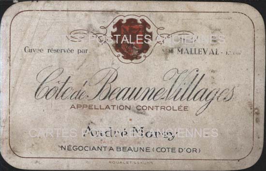 Cartes postales anciennes > CARTES POSTALES > carte postale ancienne > cartes-postales-ancienne.com Etiquette vin