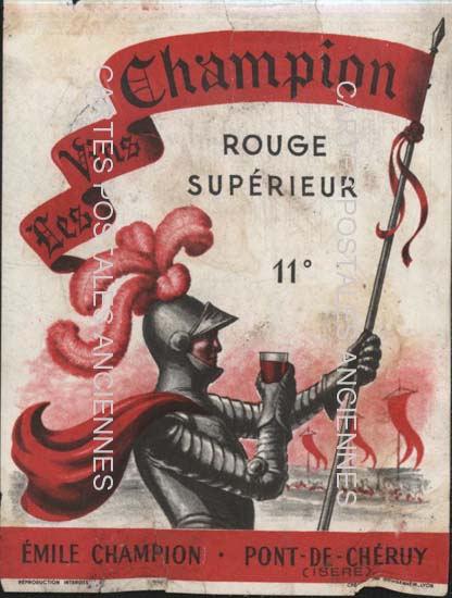 Cartes postales anciennes > CARTES POSTALES > carte postale ancienne > cartes-postales-ancienne.com Etiquette vin