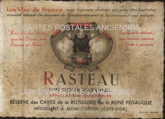 Cartes postales anciennes > CARTES POSTALES > carte postale ancienne > cartes-postales-ancienne.com Etiquette vin