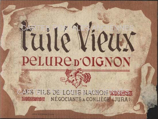 Cartes postales anciennes > CARTES POSTALES > carte postale ancienne > cartes-postales-ancienne.com Etiquette vin