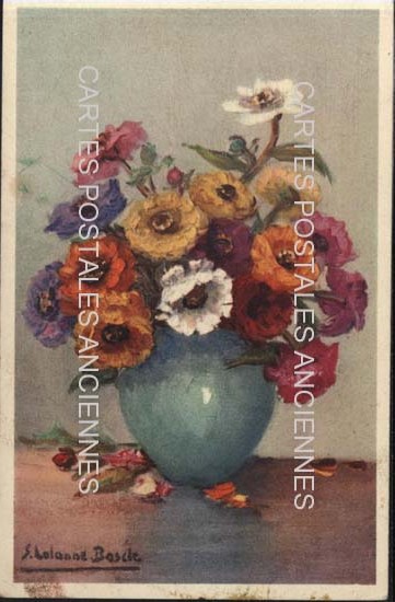 Cartes postales anciennes > CARTES POSTALES > carte postale ancienne > cartes-postales-ancienne.com Fleurs avec vase