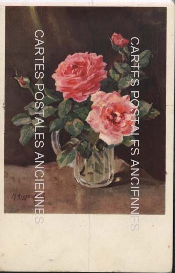 Cartes postales anciennes > CARTES POSTALES > carte postale ancienne > cartes-postales-ancienne.com Fleurs avec vase