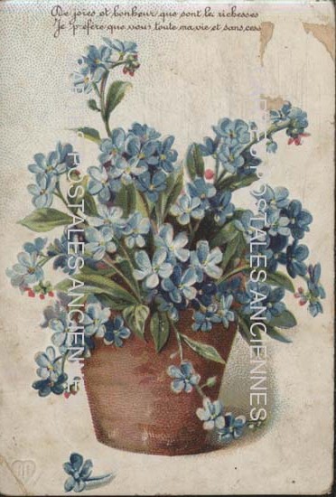 Cartes postales anciennes > CARTES POSTALES > carte postale ancienne > cartes-postales-ancienne.com Fleurs avec vase