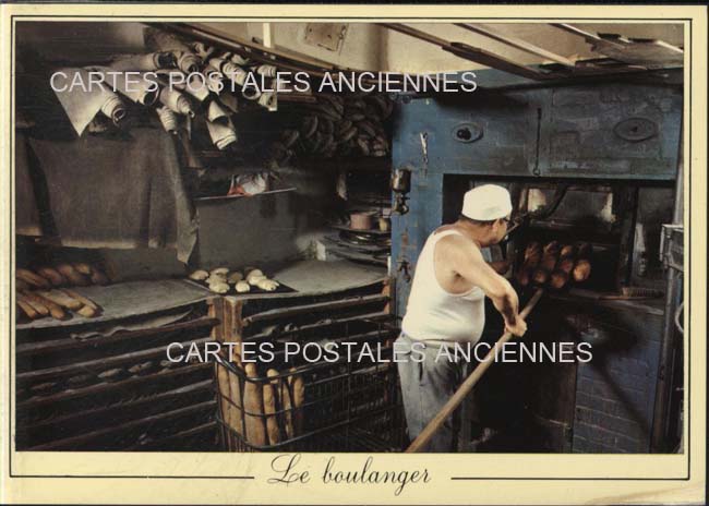 Cartes postales anciennes > CARTES POSTALES > carte postale ancienne > cartes-postales-ancienne.com Metiers Boulanger