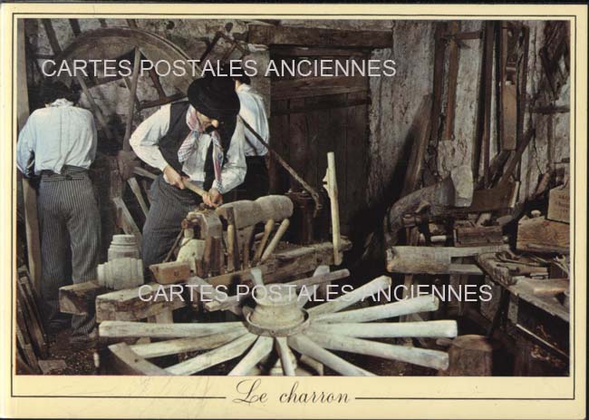 Cartes postales anciennes > CARTES POSTALES > carte postale ancienne > cartes-postales-ancienne.com Metiers Forgeron charron