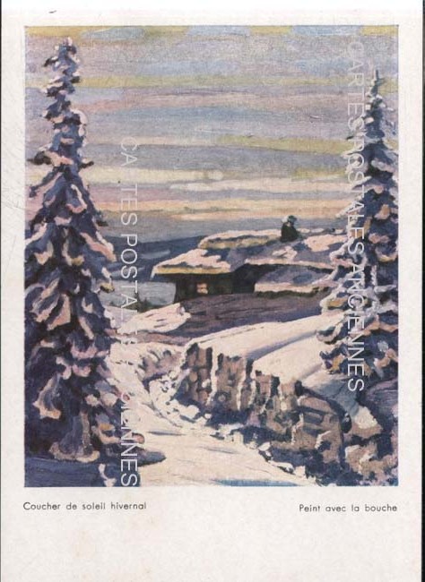 Cartes postales anciennes > CARTES POSTALES > carte postale ancienne > cartes-postales-ancienne.com Paysage neige