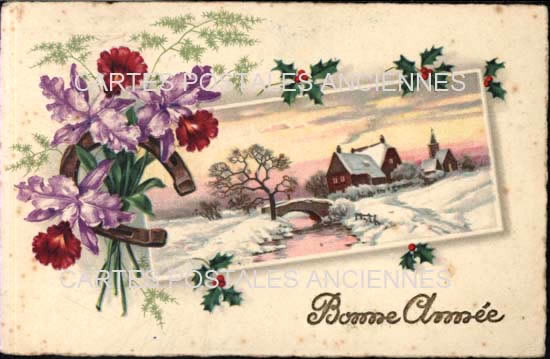 Cartes postales anciennes > CARTES POSTALES > carte postale ancienne > cartes-postales-ancienne.com Nouvelle annee