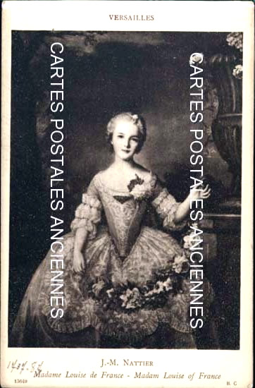 Cartes postales anciennes > CARTES POSTALES > carte postale ancienne > cartes-postales-ancienne.com Tableau sculpture Portrait femme Versailles