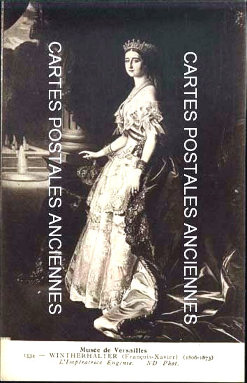 Cartes postales anciennes > CARTES POSTALES > carte postale ancienne > cartes-postales-ancienne.com Tableau sculpture Portrait femme Versailles