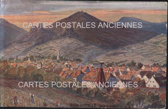 Cartes postales anciennes > CARTES POSTALES > carte postale ancienne > cartes-postales-ancienne.com Grand est Haut rhin Ribeauville