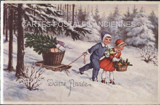 Cartes postales anciennes > CARTES POSTALES > carte postale ancienne > cartes-postales-ancienne.com Nouvelle annee