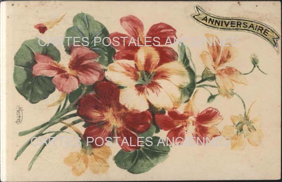 Cartes postales anciennes > CARTES POSTALES > carte postale ancienne > cartes-postales-ancienne.com Anniversaire