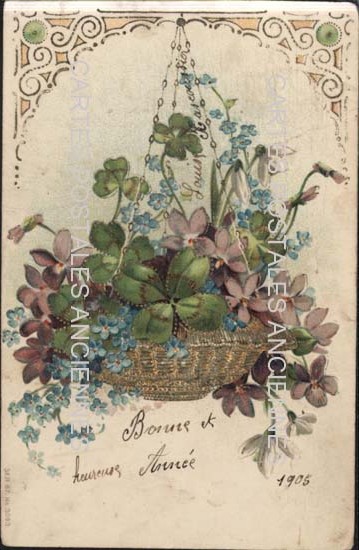 Cartes postales anciennes > CARTES POSTALES > carte postale ancienne > cartes-postales-ancienne.com Fleurs avec vase