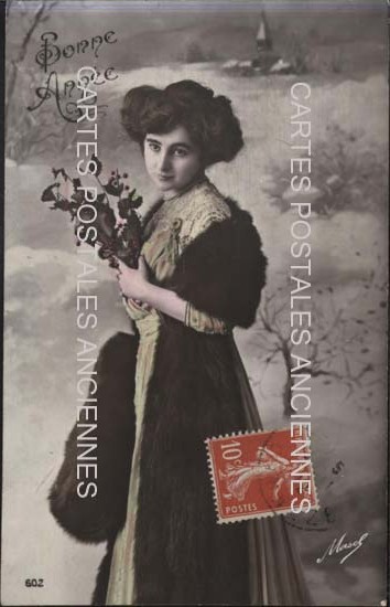 Cartes postales anciennes > CARTES POSTALES > carte postale ancienne > cartes-postales-ancienne.com Nouvelle annee Bonne annee