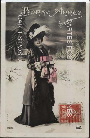 Cartes postales anciennes > CARTES POSTALES > carte postale ancienne > cartes-postales-ancienne.com Nouvelle annee Bonne annee