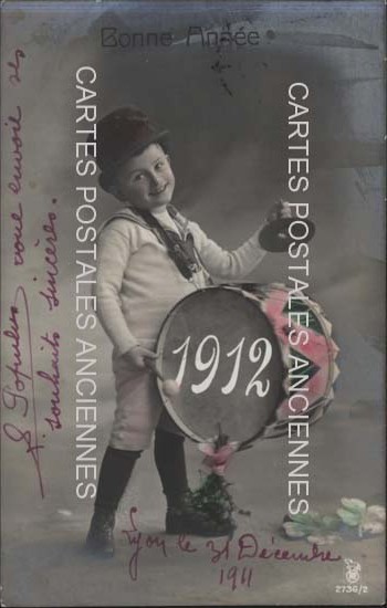 Cartes postales anciennes > CARTES POSTALES > carte postale ancienne > cartes-postales-ancienne.com Nouvelle annee Bonne annee