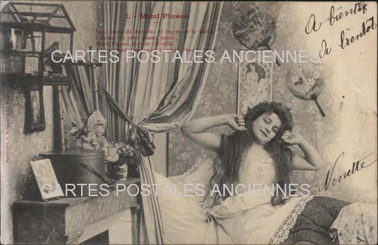 Cartes postales anciennes > CARTES POSTALES > carte postale ancienne > cartes-postales-ancienne.com Prenom Mimi pinson