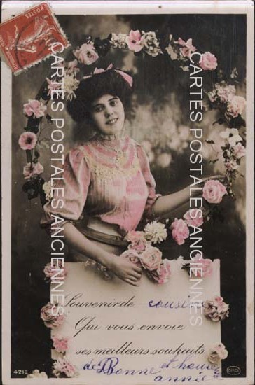 Cartes postales anciennes > CARTES POSTALES > carte postale ancienne > cartes-postales-ancienne.com Nouvelle annee Bonne annee