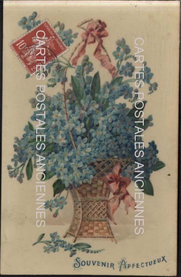 Cartes postales anciennes > CARTES POSTALES > carte postale ancienne > cartes-postales-ancienne.com Fleurs avec vase