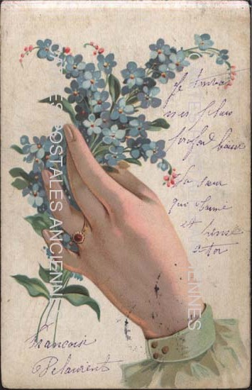 Cartes postales anciennes > CARTES POSTALES > carte postale ancienne > cartes-postales-ancienne.com Fleurs avec vase