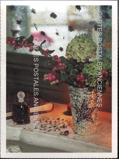 Cartes postales anciennes > CARTES POSTALES > carte postale ancienne > cartes-postales-ancienne.com Fleurs avec vase