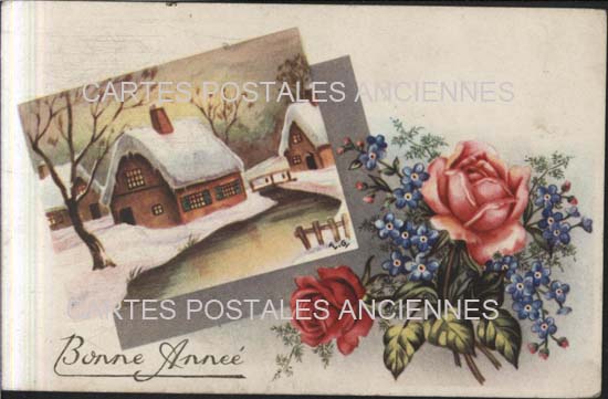 Cartes postales anciennes > CARTES POSTALES > carte postale ancienne > cartes-postales-ancienne.com Nouvelle annee