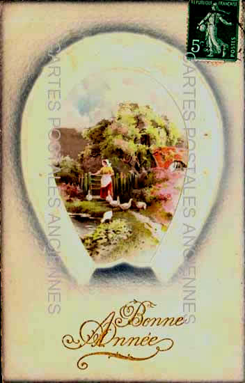 Cartes postales anciennes > CARTES POSTALES > carte postale ancienne > cartes-postales-ancienne.com Nouvelle annee