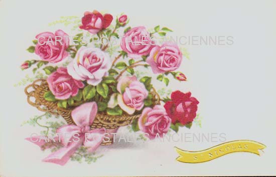 Cartes postales anciennes > CARTES POSTALES > carte postale ancienne > cartes-postales-ancienne.com Fleurs avec vase