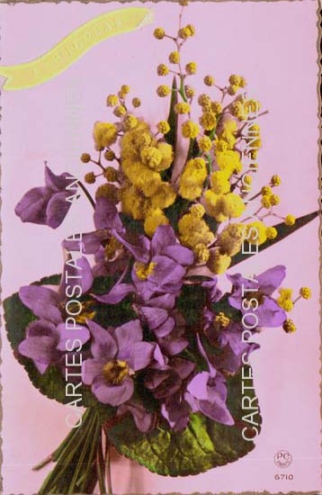 Cartes postales anciennes > CARTES POSTALES > carte postale ancienne > cartes-postales-ancienne.com Fleurs avec vase