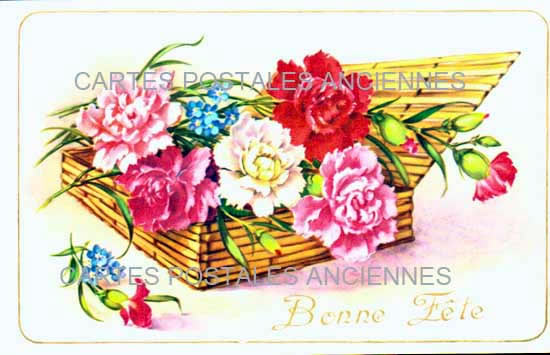 Cartes postales anciennes > CARTES POSTALES > carte postale ancienne > cartes-postales-ancienne.com Fleurs avec vase