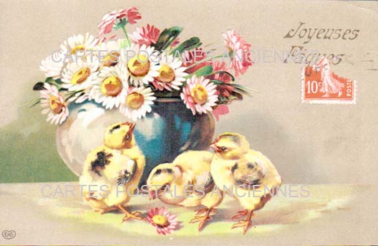 Cartes postales anciennes > CARTES POSTALES > carte postale ancienne > cartes-postales-ancienne.com Fleurs avec vase