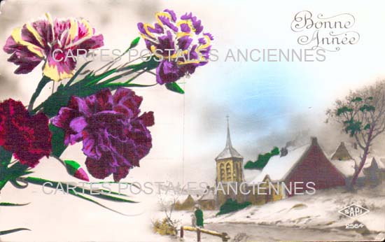 Cartes postales anciennes > CARTES POSTALES > carte postale ancienne > cartes-postales-ancienne.com Nouvelle annee