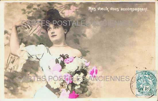 Cartes postales anciennes > CARTES POSTALES > carte postale ancienne > cartes-postales-ancienne.com Femme Femme et enfants