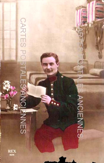 Cartes postales anciennes > CARTES POSTALES > carte postale ancienne > cartes-postales-ancienne.com Militaire Fantaisie