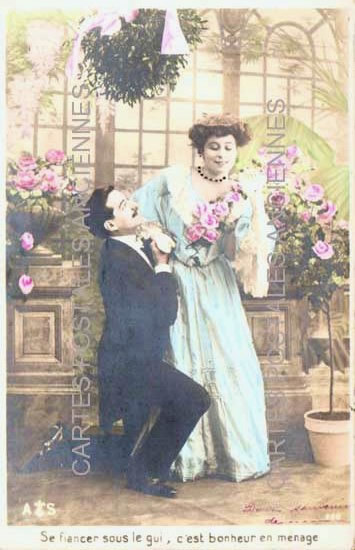 Cartes postales anciennes > CARTES POSTALES > carte postale ancienne > cartes-postales-ancienne.com Theme personnages couple