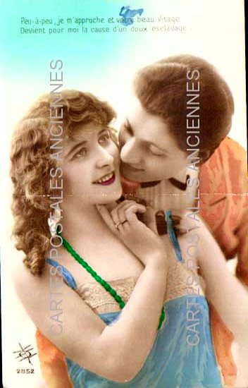 Cartes postales anciennes > CARTES POSTALES > carte postale ancienne > cartes-postales-ancienne.com Theme personnages couple