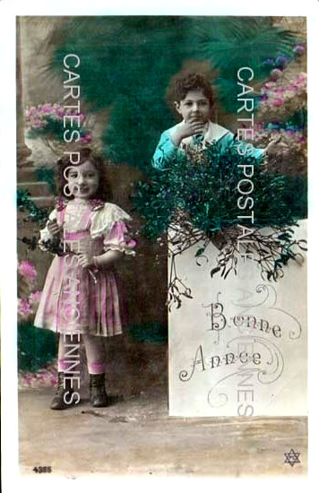 Cartes postales anciennes > CARTES POSTALES > carte postale ancienne > cartes-postales-ancienne.com Nouvelle annee Bonne annee