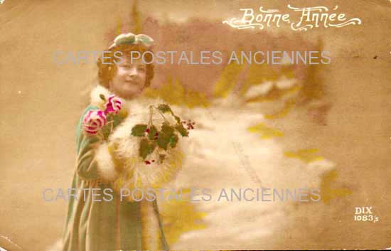 Cartes postales anciennes > CARTES POSTALES > carte postale ancienne > cartes-postales-ancienne.com Nouvelle annee Bonne annee
