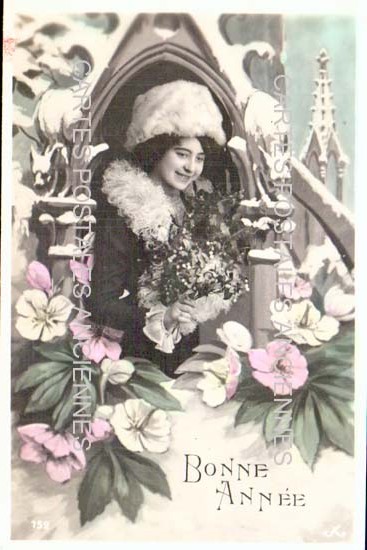 Cartes postales anciennes > CARTES POSTALES > carte postale ancienne > cartes-postales-ancienne.com Nouvelle annee Bonne annee