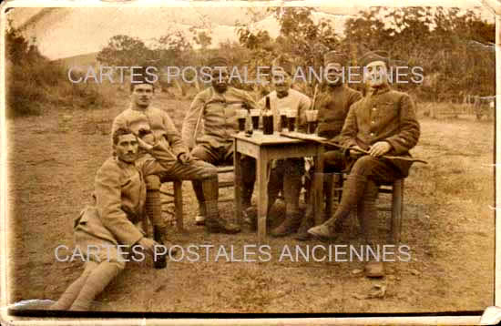Cartes postales anciennes > CARTES POSTALES > carte postale ancienne > cartes-postales-ancienne.com Militaire Groupe
