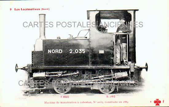 Cartes postales anciennes > CARTES POSTALES > carte postale ancienne > cartes-postales-ancienne.com Chemin de fer Train ancien