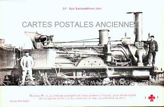 Cartes postales anciennes > CARTES POSTALES > carte postale ancienne > cartes-postales-ancienne.com Chemin de fer Train ancien