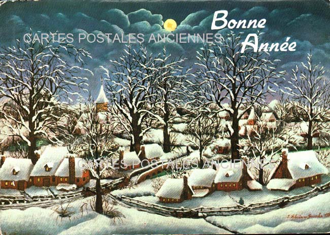 Cartes postales anciennes > CARTES POSTALES > carte postale ancienne > cartes-postales-ancienne.com Paysage Neige