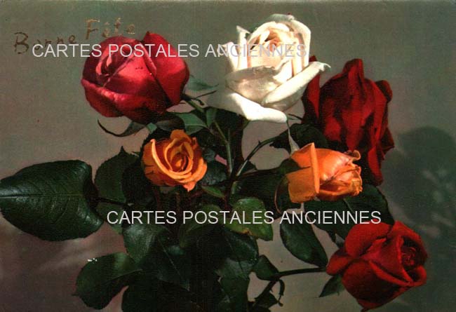 Cartes postales anciennes > CARTES POSTALES > carte postale ancienne > cartes-postales-ancienne.com Fleurs