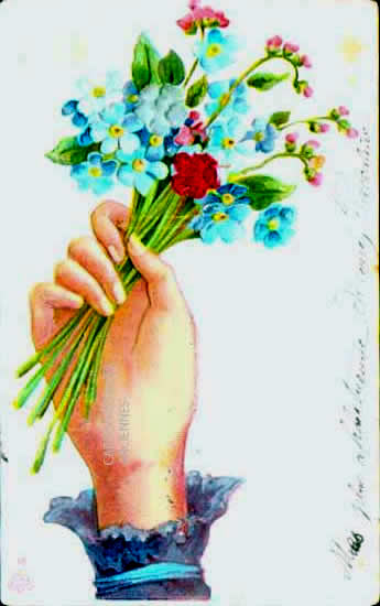 Cartes postales anciennes > CARTES POSTALES > carte postale ancienne > cartes-postales-ancienne.com Fleurs avec vase